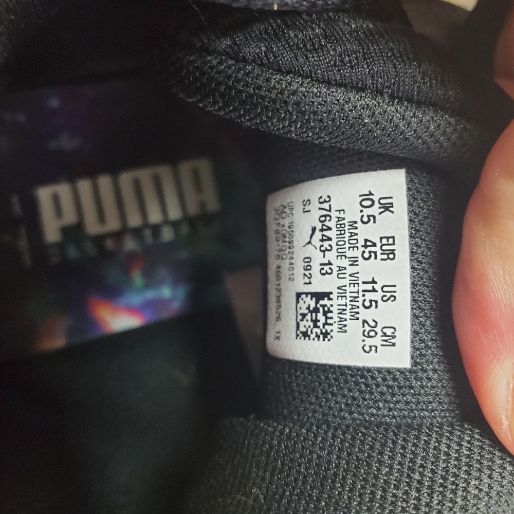 PUMA Mens Size 11.5 MB.01 Buzz City LaMelo Ball Black/Blue Atoll Basketball - Picture 16 of 16